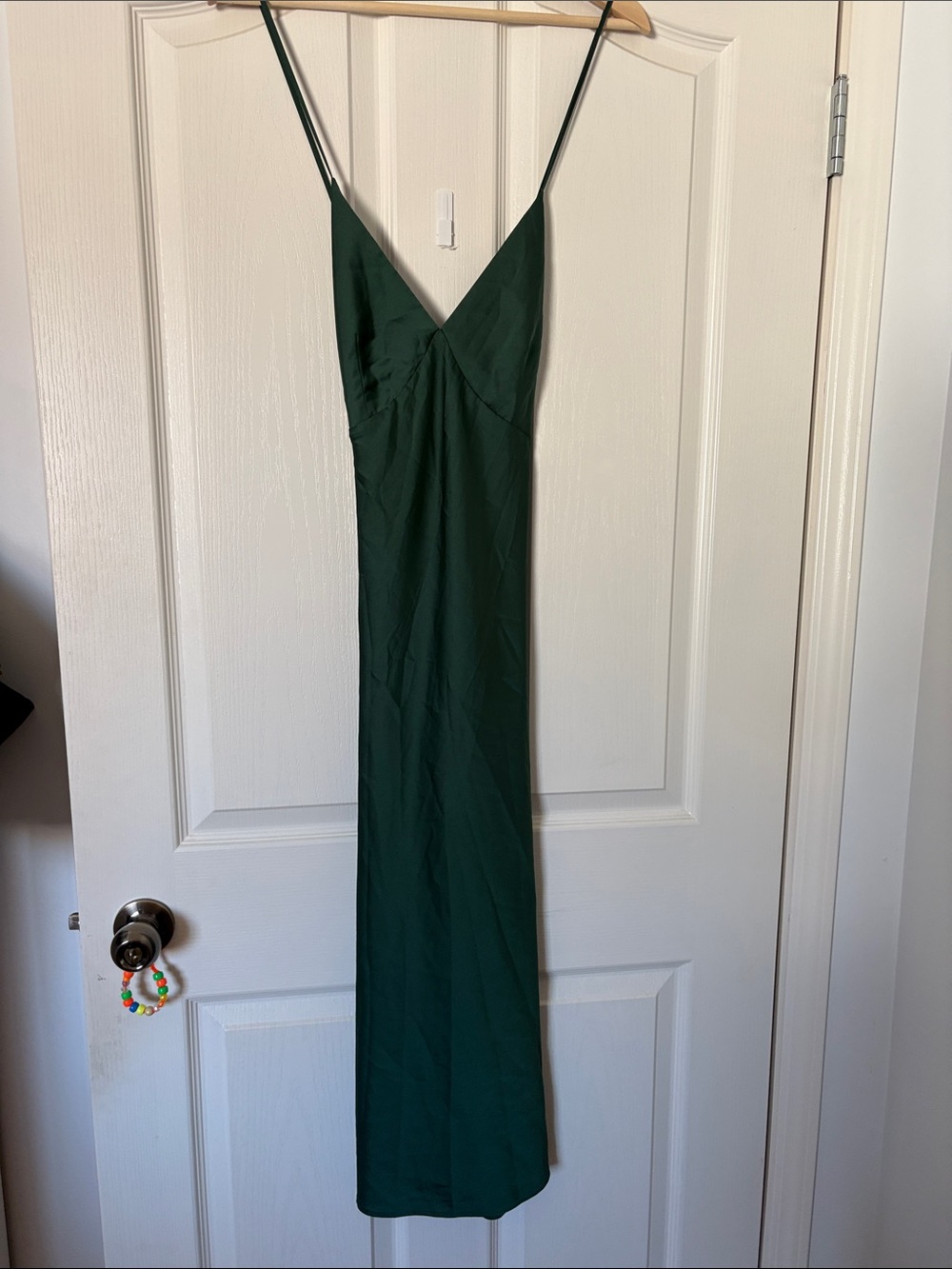 Spaghetti Strap Green Slip Nightgown